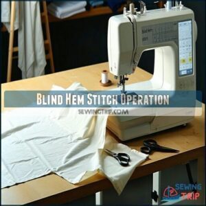 Blind Hem Stitch Operation