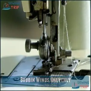 Bobbin Winds Unevenly