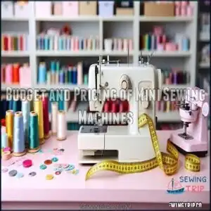 Budget and Pricing of Mini Sewing Machines
