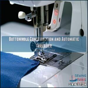 Buttonhole Construction and Automatic Threader Buttonhole Construction and Automatic Threader