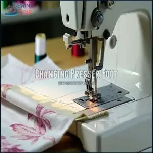 Changing Presser Foot
