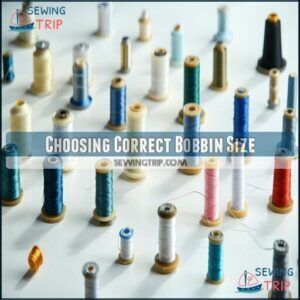 Choosing Correct Bobbin Size Choosing Correct Bobbin Size