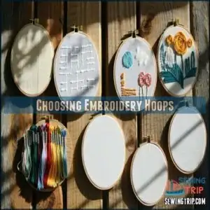 Choosing Embroidery Hoops