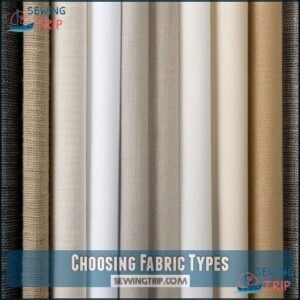 Choosing Fabric Types Choosing Fabric Types