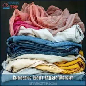 Choosing Right Fabric Weight