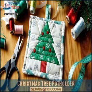 Christmas Tree Potholder Christmas Tree Potholder