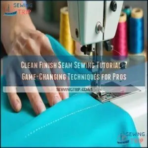 clean finish seam sewing tutorial