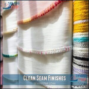 Clean Seam Finishes Clean Seam Finishes
