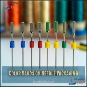 Color Bands on Needle Packaging