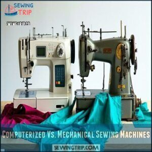 Computerized Vs. Mechanical Sewing Machines Computerized Vs. Mechanical Sewing Machines