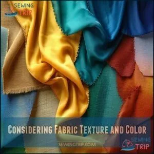 Considering Fabric Texture and Color