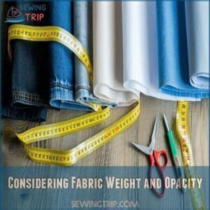 Considering Fabric Weight and Opacity Considering Fabric Weight and Opacity