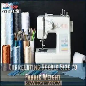 Correlating Needle Size to Fabric Weight