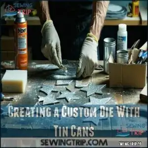 Creating a Custom Die With Tin Cans