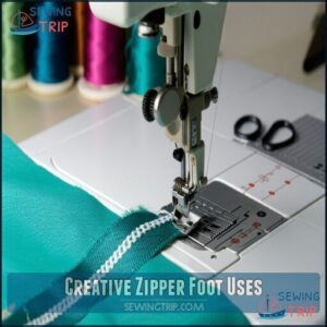 Creative Zipper Foot Uses