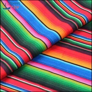 Beginners Guide to Fabric Types: 9 Materials You Need to Know Now! 6 Colorful Ethnic Stripe Printed Double