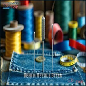 Denim Needle Sizes