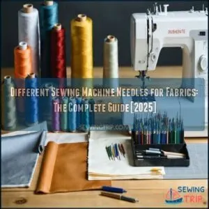 different sewing machine needles for fabrics