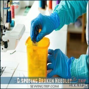 Disposing Broken Needles Disposing Broken Needles