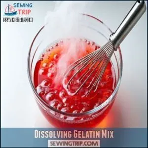 Dissolving Gelatin Mix