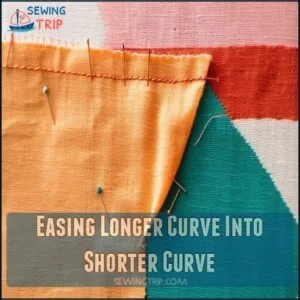 Easing Longer Curve Into Shorter Curve