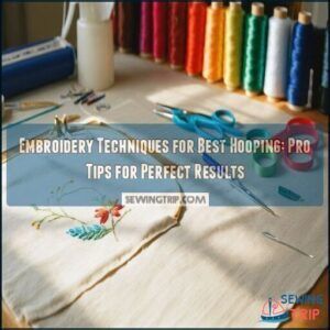 embroidery techniques for best hooping