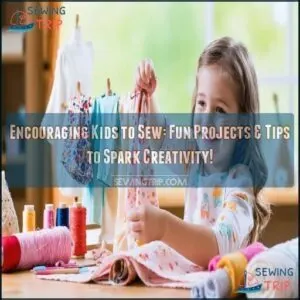 encouraging kids to sew