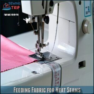 Feeding Fabric for Neat Seams