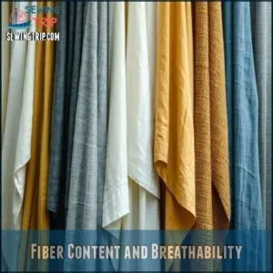 Fiber Content and Breathability