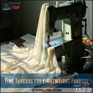 Fine Threads for Lightweight Fabrics