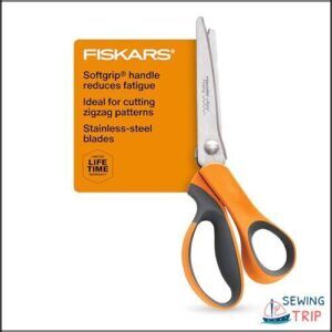 Sewing Tips for Curved Seams: 9 Pro Techniques for Perfect Results 6 Fiskars SoftGrip Pinking Shears - B000B7OSSW