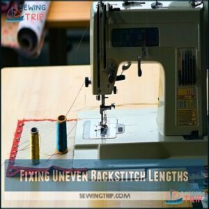 Fixing Uneven Backstitch Lengths