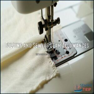 Folding and Sewing Seam Allowances Folding and Sewing Seam Allowances