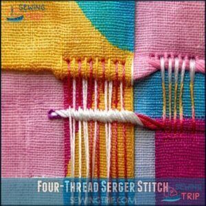 Four-Thread Serger Stitch Four-Thread Serger Stitch