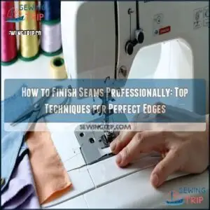 how to finish seams professionally