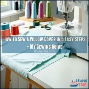 how to sew a cover for a pillow form