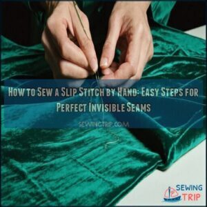 how to sew a slip stitch by hand