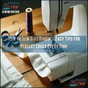 how to sew bias binding