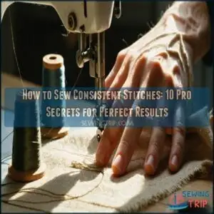 how to sew consistent stitches