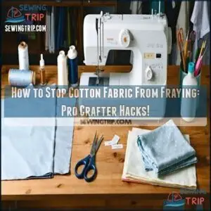 how to stop cotton fabric from fraying