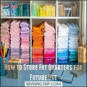 How to Store Fat Quarters for Future Use