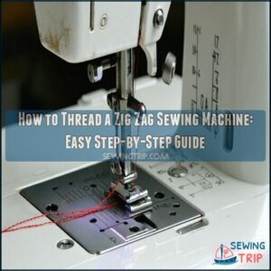 how to thread a zig zag sewing machine