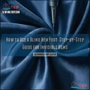 how to use a blind hem foot