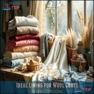 Ideal Lining for Wool Coats