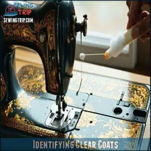 Identifying Clear Coats Identifying Clear Coats