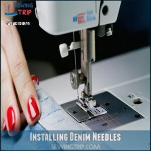 Installing Denim Needles