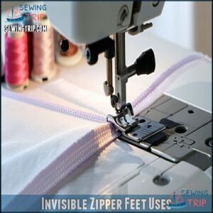 Invisible Zipper Feet Uses