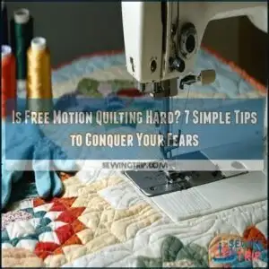 is free motion quilting hard
