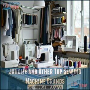Janome and Other Top Sewing Machine Brands Janome and Other Top Sewing Machine Brands