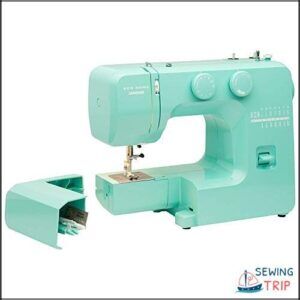 Portable Sewing Machine Buying Guide: Top 6 Picks & Expert Tips 1 Janome Arctic Crystal Easy-to-Use Sewing B076XL78BF